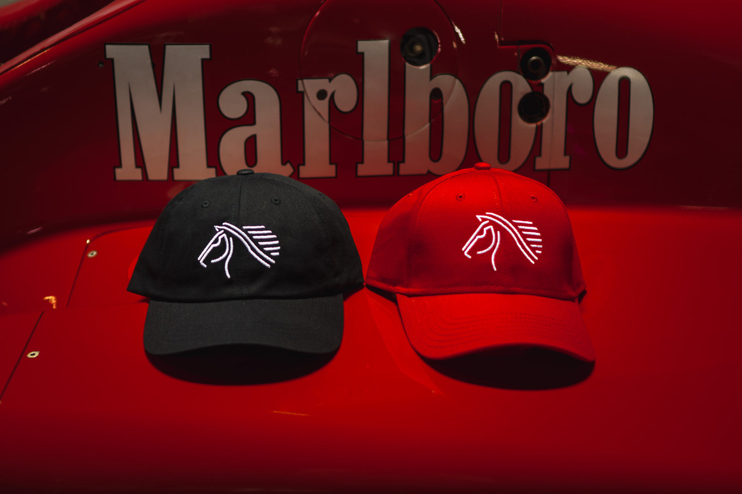 NEW - Iconic "Marconi Horse" Logo Hat - Black