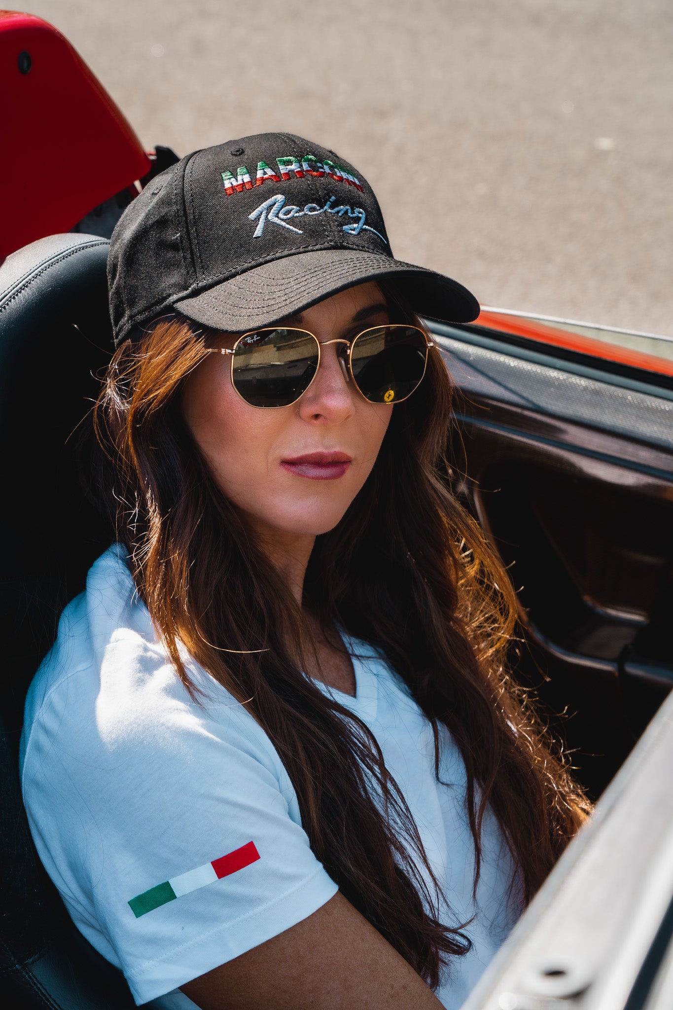 NEW - Vintage "Marconi Racing" Hat - Black