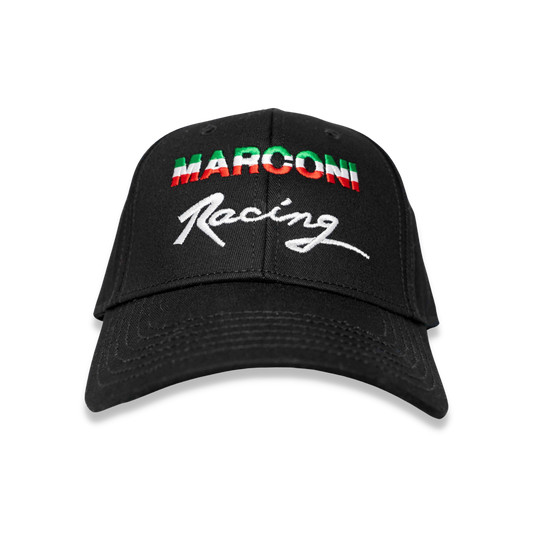 NEW - Vintage "Marconi Racing" Hat - Black