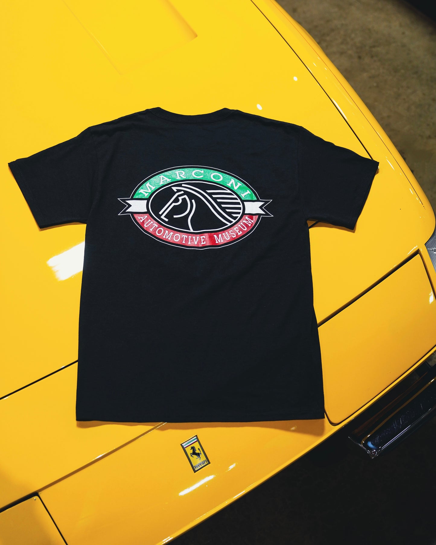 Marconi Museum Classic Tee - Black