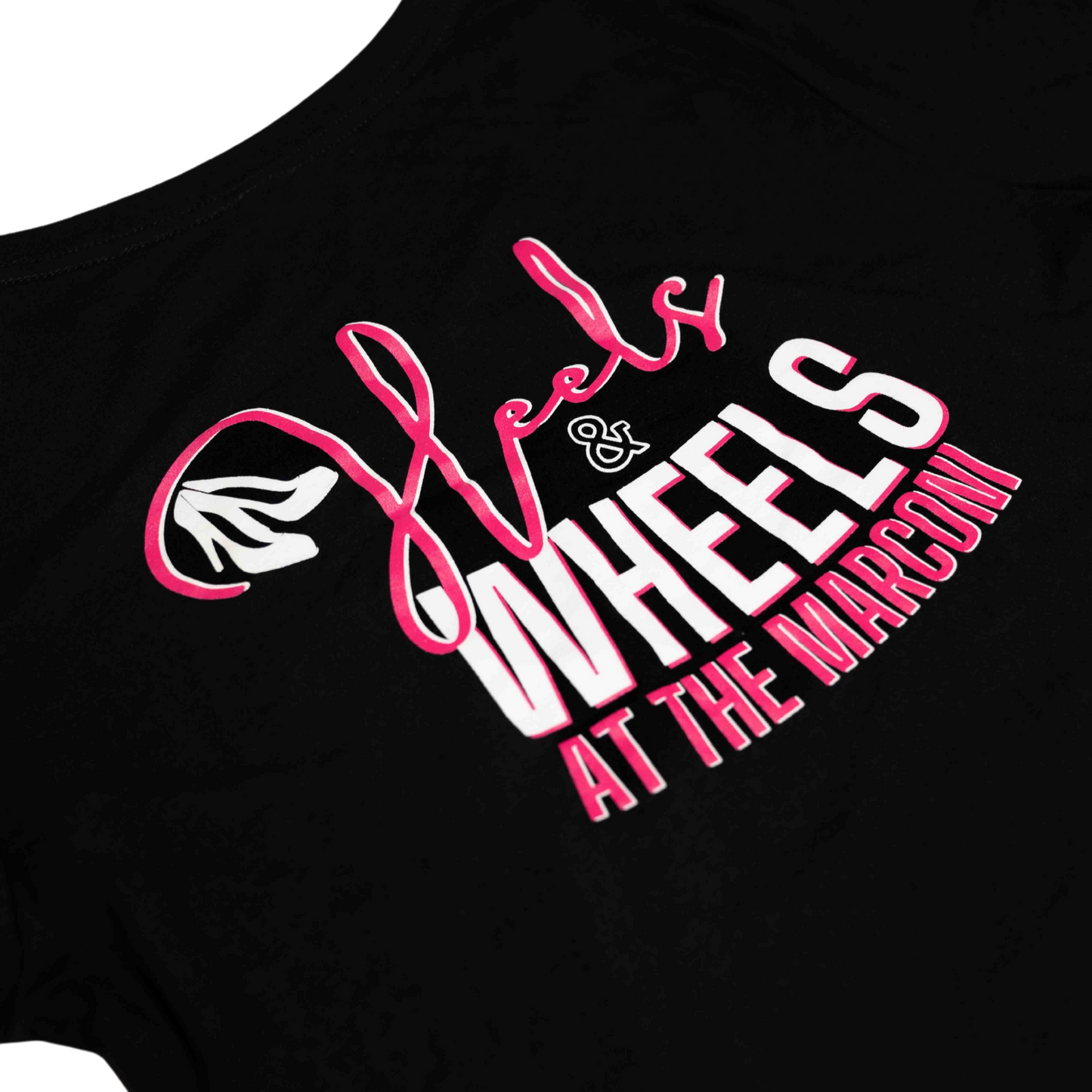 NEW - Heels & Wheels - Women's V-Neck Tee Shirt