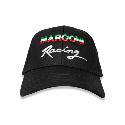 NEW - Vintage "Marconi Racing" Hat - Black